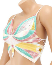 Load image into Gallery viewer, Sequin Butterfly Bralette
