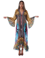 Animal Print Ruffle Duster