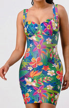 Load image into Gallery viewer, Spring Floral Bandage Dress
