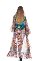 Animal Print Kimono Duster
